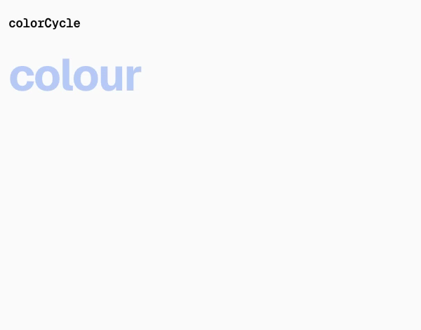 colorCycle