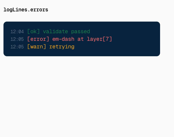 logLines.errors