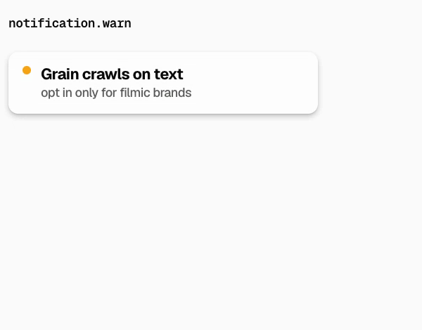 notification.warn