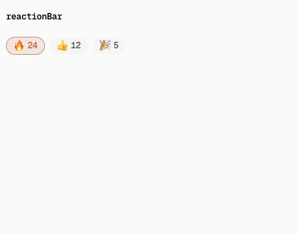 reactionBar