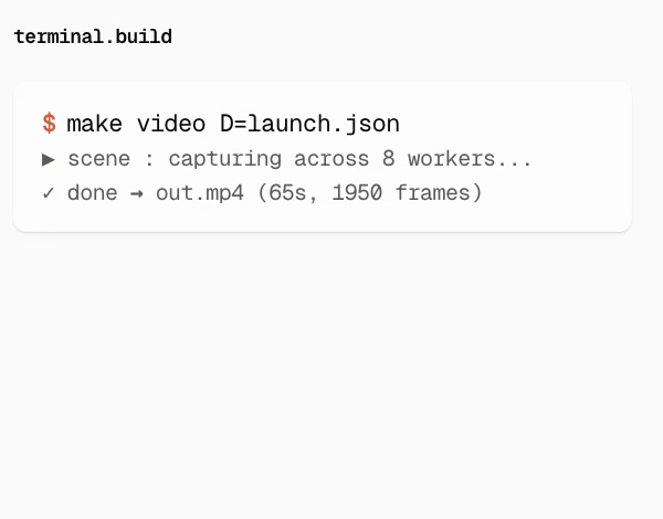 terminal.build